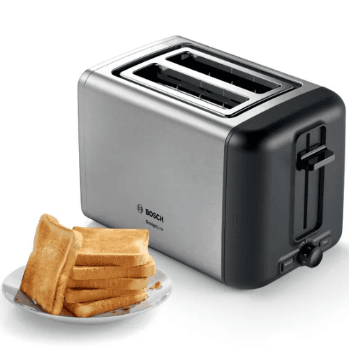 Bosch “DesignLine” 2-slice toaster – Stainless steel TAT3P420