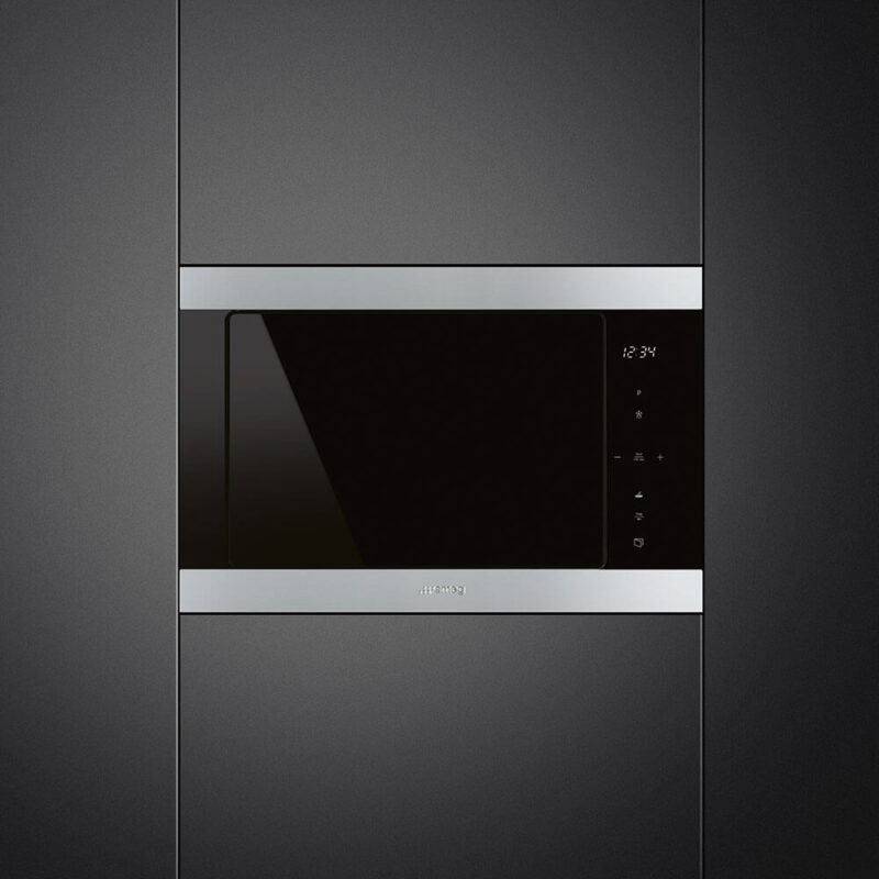Smeg 60cm Classic built-in microwave – Stainless steel FMI325X