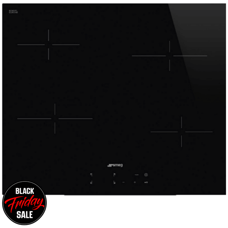 Smeg 60cm Ceramic hob – Black SE264TD2