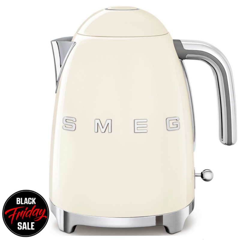 Smeg 1.7L Retro Kettle - Vintage Cream KLF03CRSA