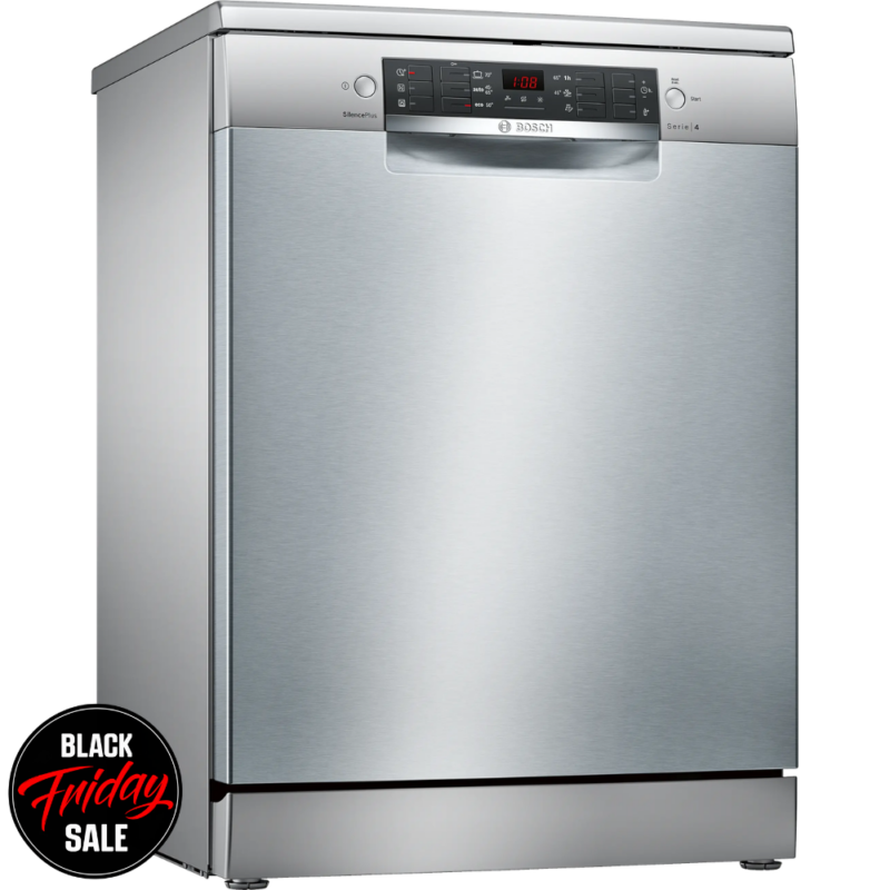Bosch Dishwasher – Silver Inox SMS46NI00Z