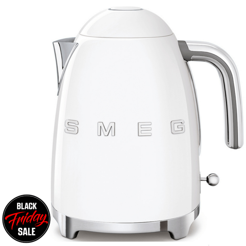 Smeg 1.7L Retro Kettle - Ice-White KLF03WHSA