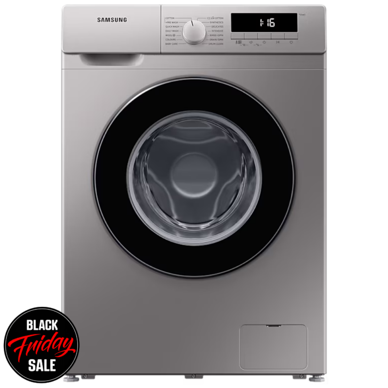 Samsung 8kg washing machine – Silver WW80T3040BS
