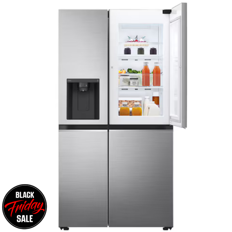 LG Door-in-Door Side x Side fridge – Platinum Silver GC-J257SLSS