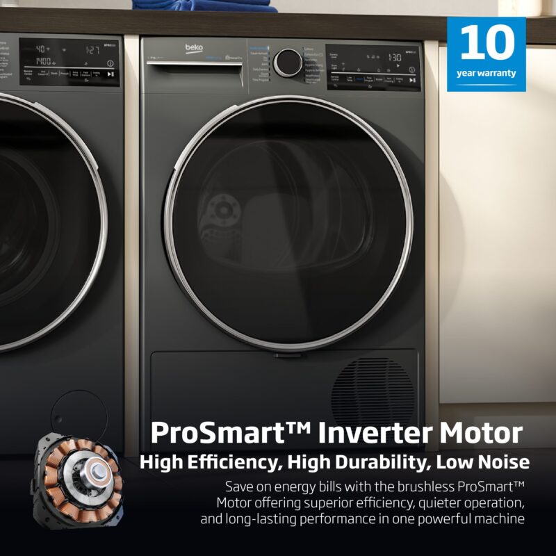 Beko 10kg Heat Pump Tumble dryer – Manhattan Grey B5T44133W
