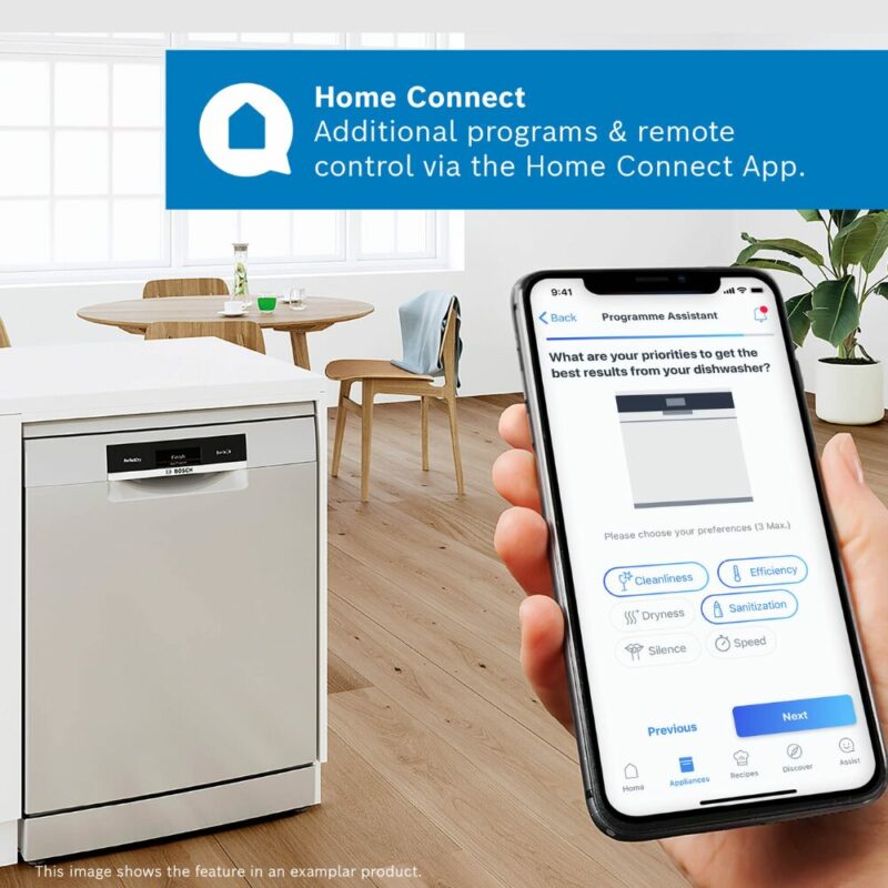 Bosch 13 place Dishwasher – Silver Inox SMS6HMI04Z