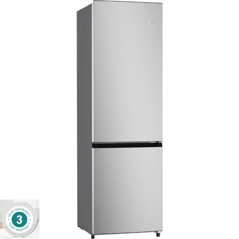 Bosch 264 Litres Fridge / Freezer – Silver KGV33NL1AZ