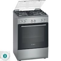 Bosch 60cm All Gas cooker – Stainless Steel HGA120E50Z