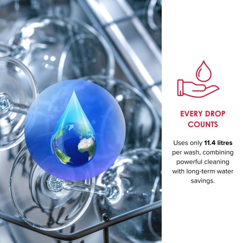 Defy 15 place dishwasher – Inox DDW257