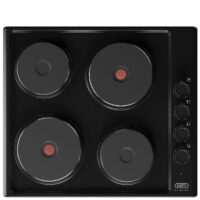 Defy 60cm solid plate hob – Black DHD398