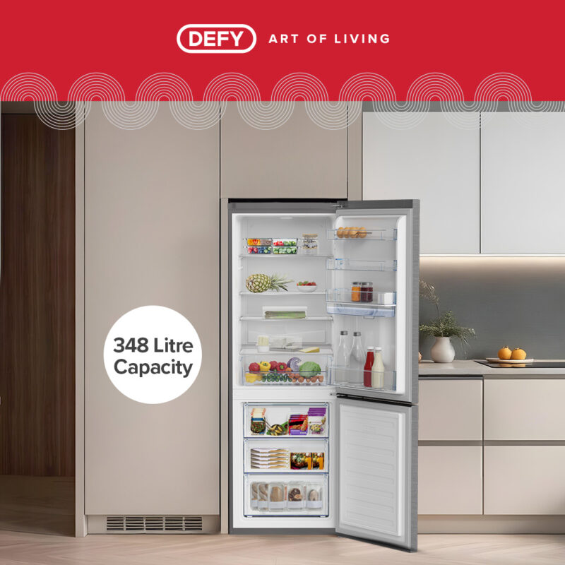 Defy C455 Eco Fridge freezer – Silver DAC645