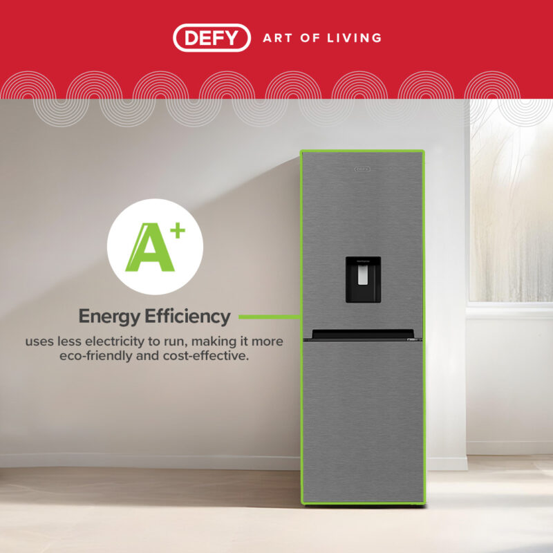 Defy C455 Eco Fridge freezer – Silver DAC645