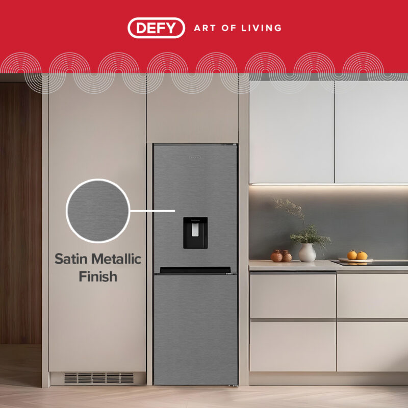 Defy C455 Eco Fridge freezer – Silver DAC645