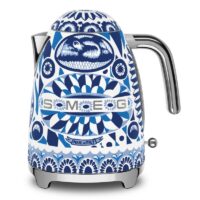 Smeg 1.7L Retro Kettle - Blu Mediterraneo KLF03DGBEU