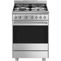 SMEG 60cm Concert Gas/Electric Cooker – Stainless Steel SSA60MX2