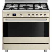Smeg 90cm Concert Gas / Electric Cooker – Cream SSA91MAP2