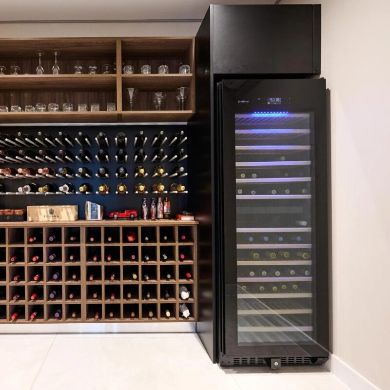 Snomaster 158 Bottle Pro Series Dual Zone Wine Cooler - SMWC-158PRO(H)