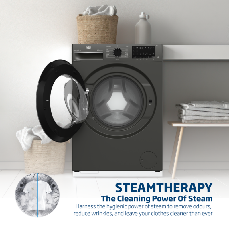 Beko 10/6kg Washer dryer – Twilight Grey BWD200