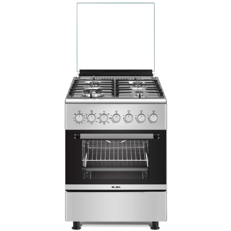 Elba 60cm Gas Electric Cooker – Stainless Steel 04/66CL 442