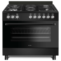 Elba Essential 90cm Gas Electric Cooker – Black 04/96CL727B