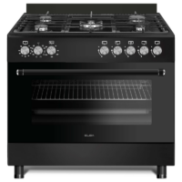 Elba Essential 90cm Gas Electric Cooker – Black 04/96CL827B