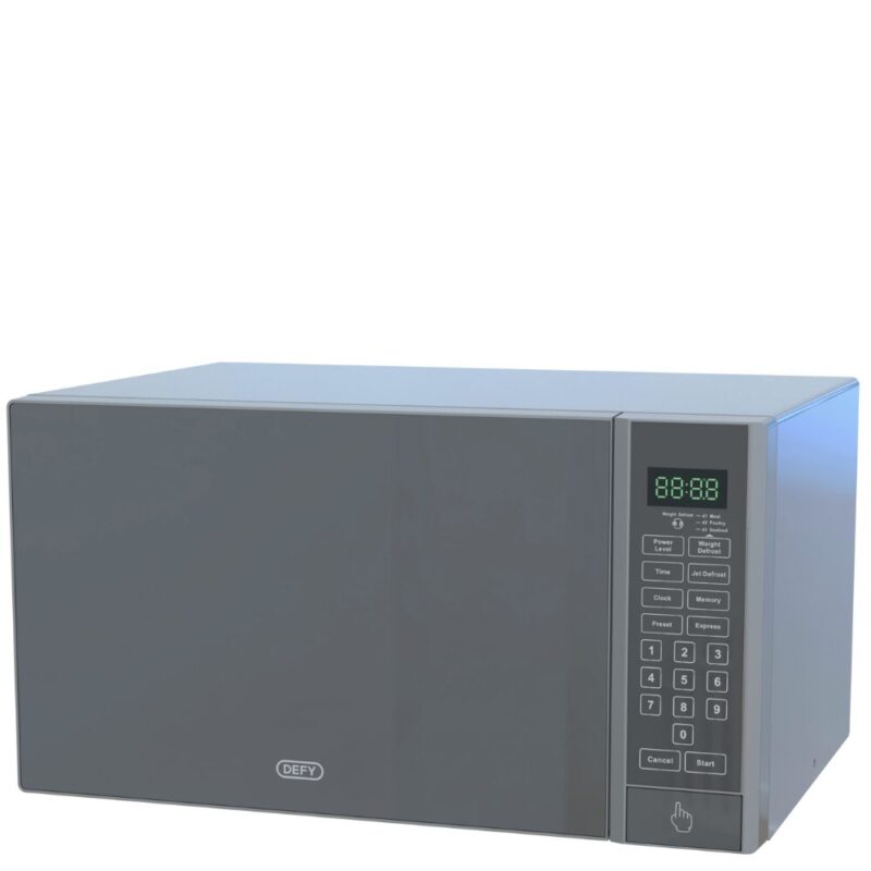 Defy 30 Litre Mirror Glass microwave – Silver DMO390