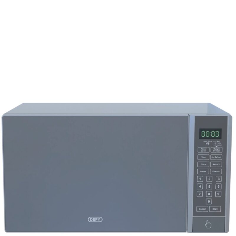 Defy 30 Litre Mirror Glass microwave – Silver DMO390