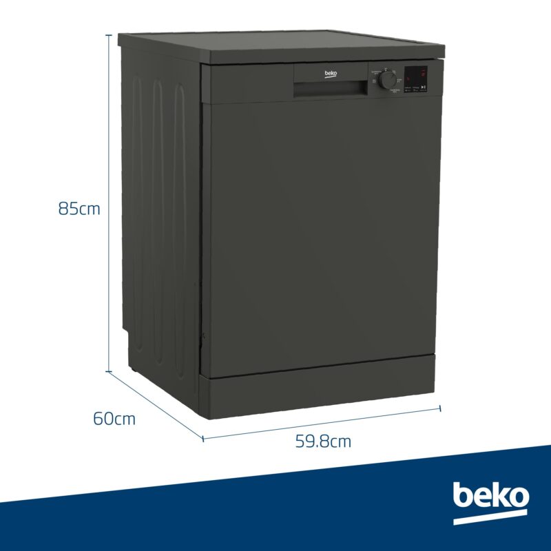 Beko 13-place Dishwasher – Manhattan Grey BDW202