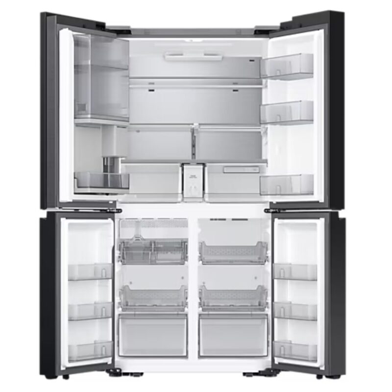 Samsung Bespoke 704L French Door Fridge with See-thru door – White RF71DB975012FA