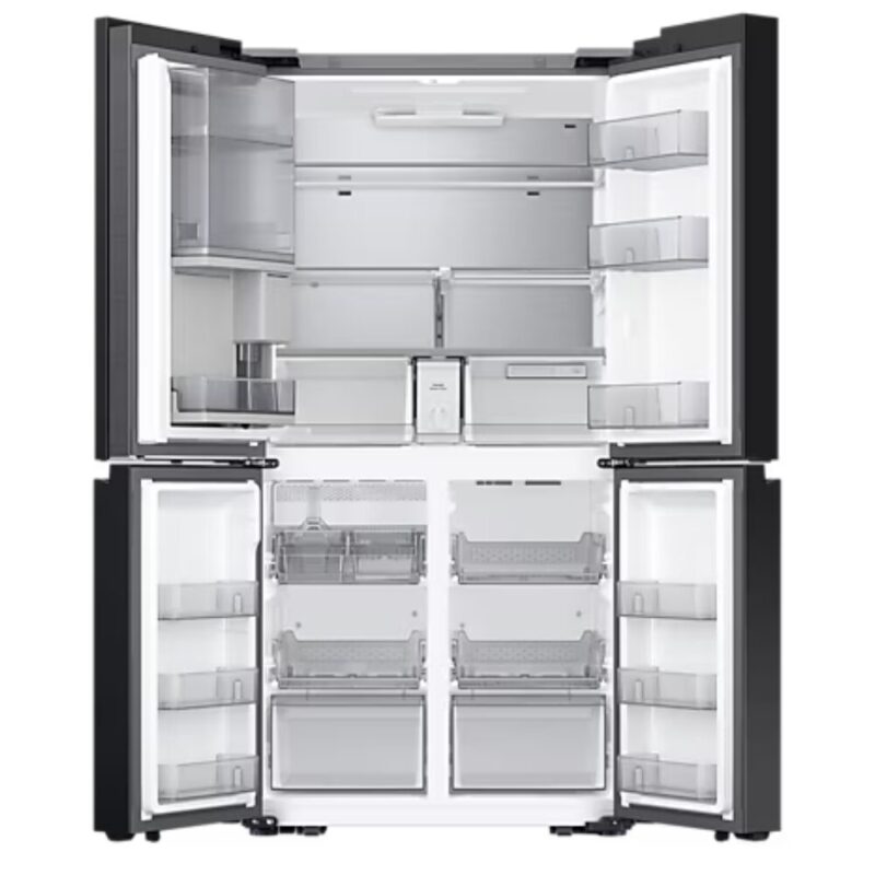 Samsung Bespoke 704L French Door Fridge with See-thru door – White RF71DB975012FA