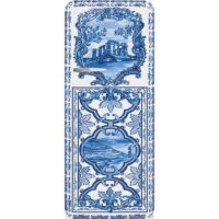 Smeg 60cm Dolce & Gabbana Blu Mediterraneo Fridge – FAB28RDGME5