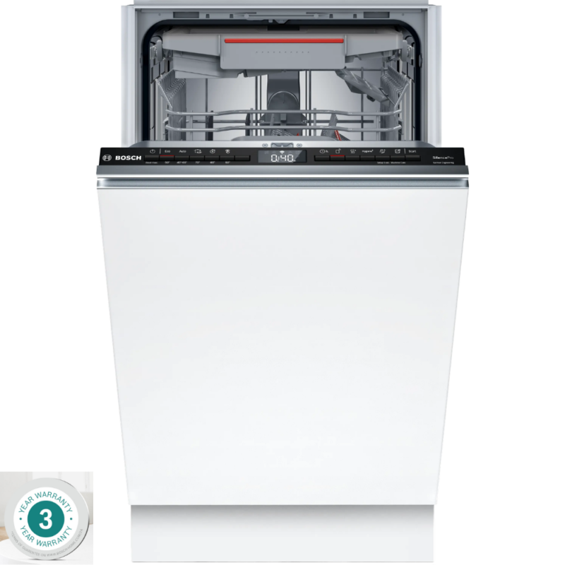 Bosch 45cm Built in Dishwasher – SPV4HMX55Q