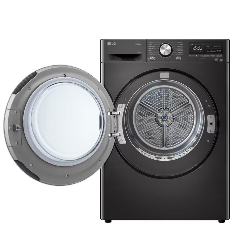 LG 10kg Heat Pump Dryer – Platinum Black RH10V9ZV2W