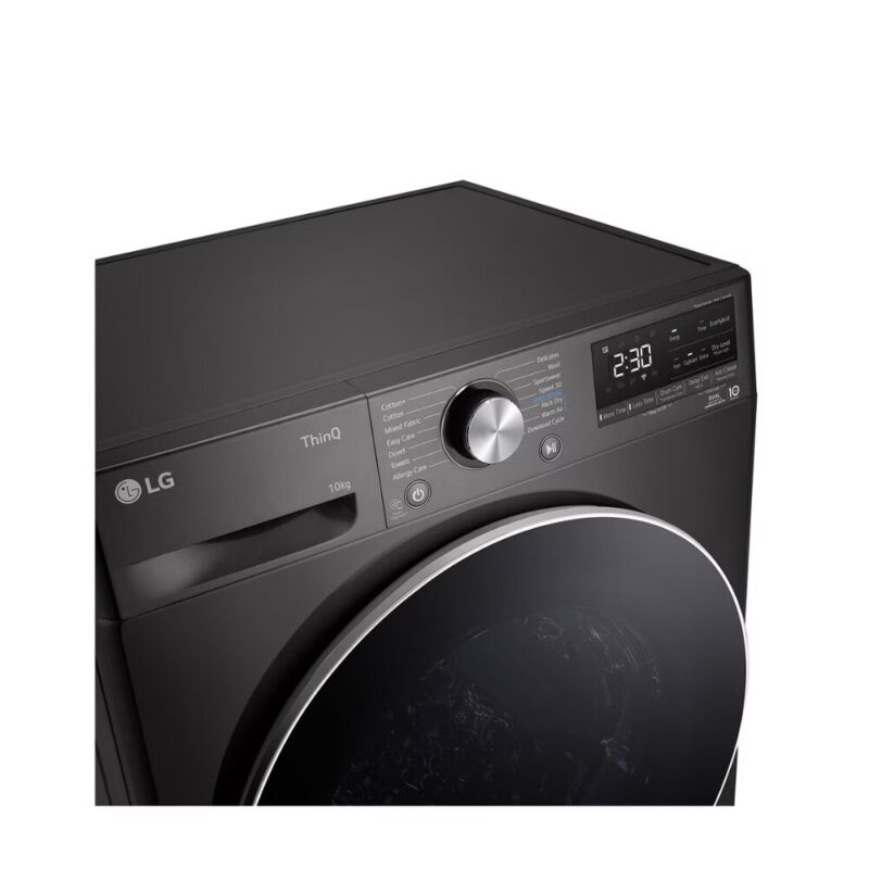 LG 10kg Heat Pump Dryer – Platinum Black RH10V9ZV2W