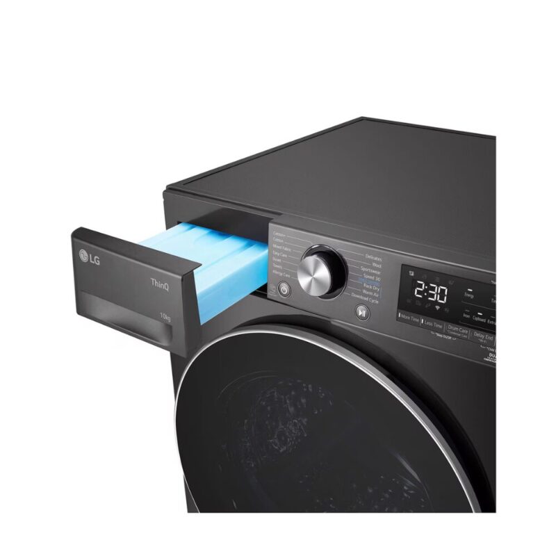 LG 10kg Heat Pump Dryer – Platinum Black RH10V9ZV2W