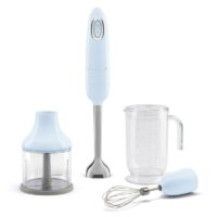 Smeg Retro hand blender – Pastel Blue HBF03PB