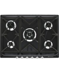 Smeg 70cm Victoria Gas hob – Black SR975NGH