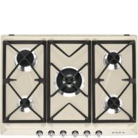 Smeg 70cm Victoria Gas hob – Vintage Cream SR975PGH