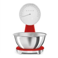 Smeg Retro Analog and Digital Kitchen Scale – Fiery Red KSF01RDWW