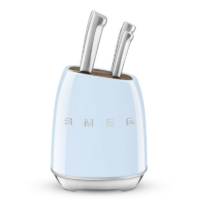 Smeg Retro Knife block set – Pastel Blue KBSF02PB
