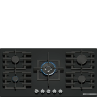 Bosch 90cm Series 6 Gas on Glass Hob – Black PPQ9B6I40M