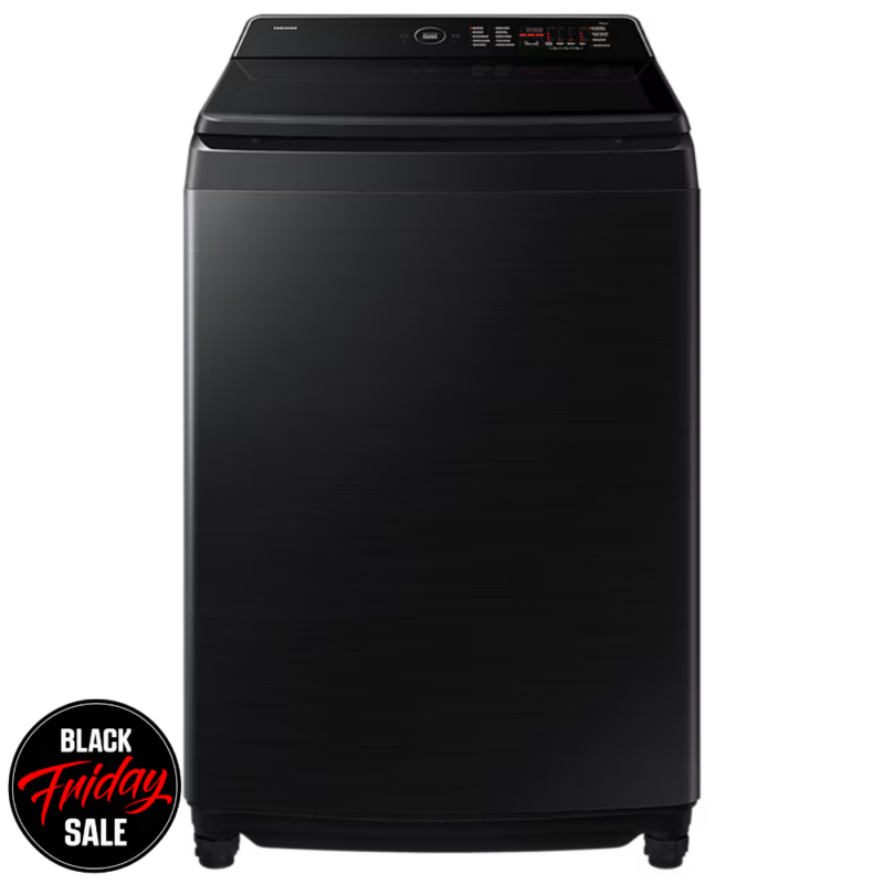 Samsung 19kg Top Loader with Ecobubble – Black WA80F19S8BFA