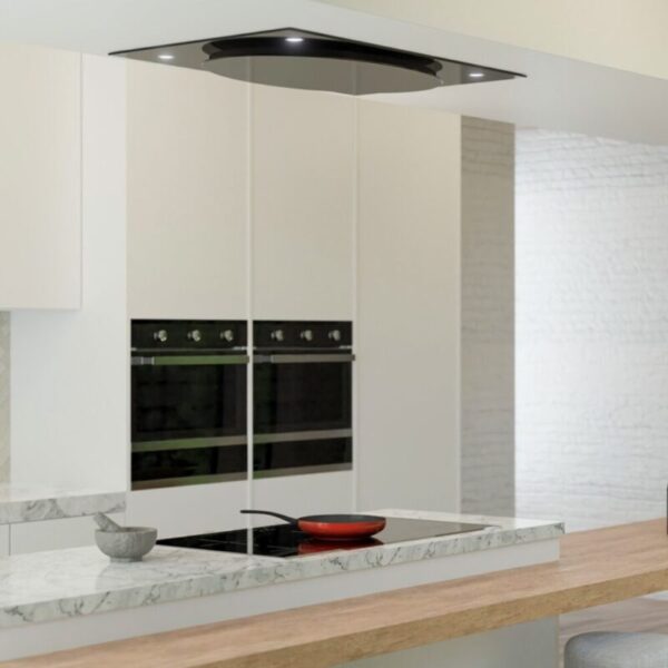 Falco 110cm Ceiling Extractor - Black FAL-100-38ABL - Wakefords Home Store