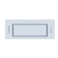 Falco 90cm Fully Integrated Glass Extractor – White FAL-90-BIG