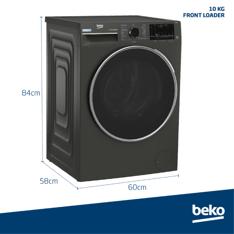 Beko 10kg Washing Machine – Twilight Grey BAW209