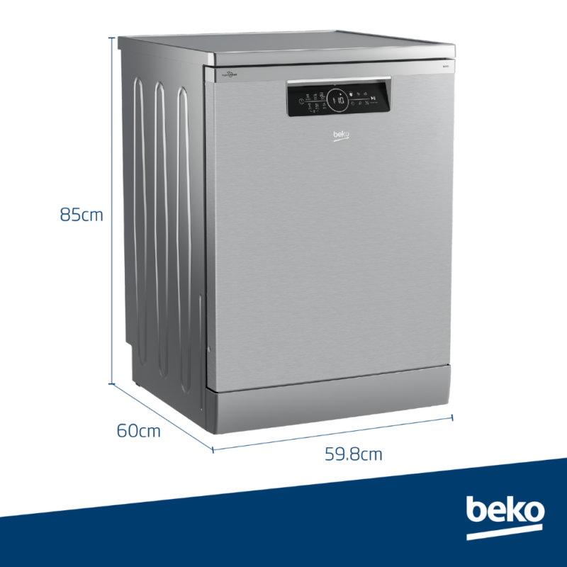 Beko 15-place Dishwasher – Inox BDW203