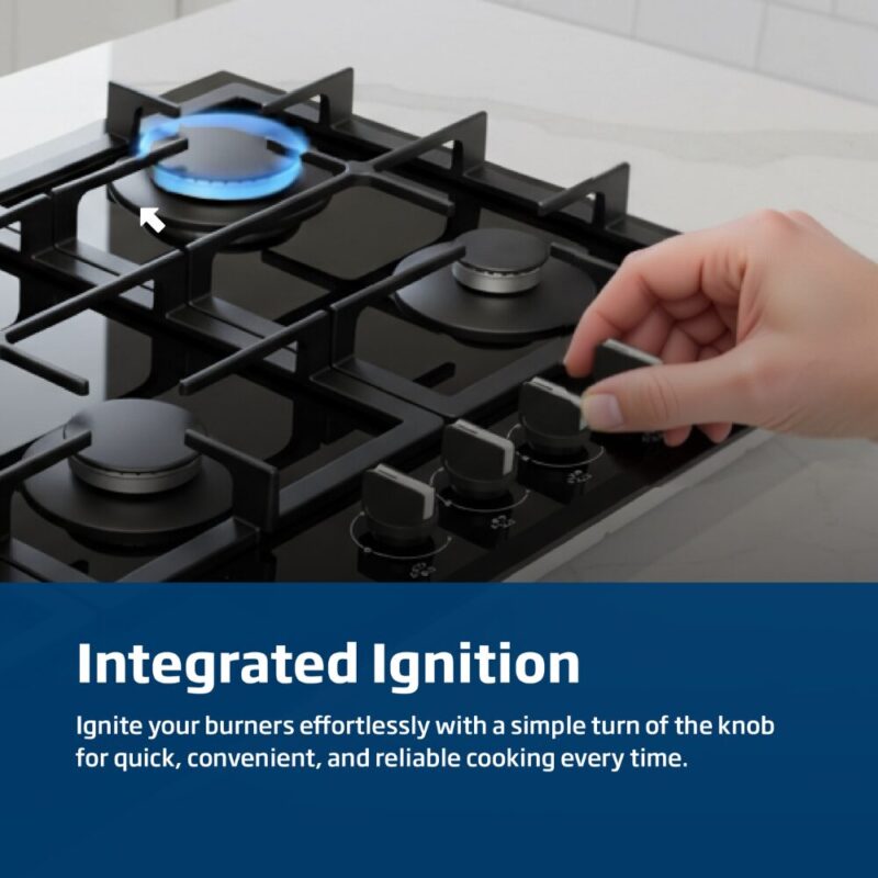 Beko 90cm Gas on Glass Hob – MACM90BG