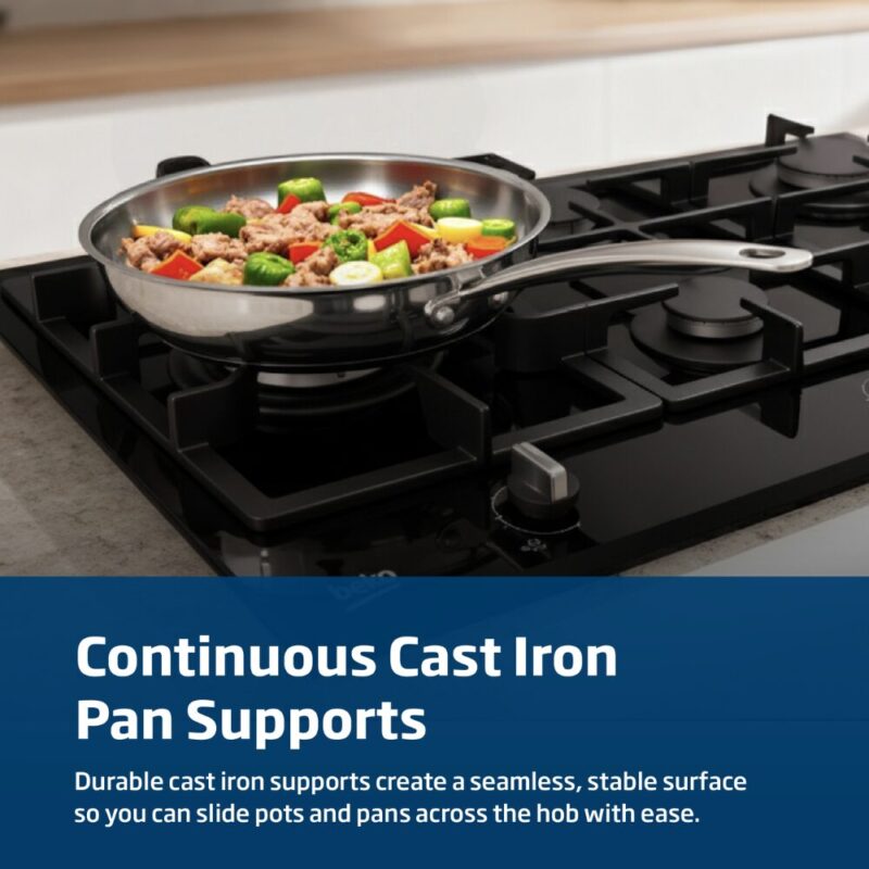 Beko 90cm Gas on Glass Hob – MACM90BG