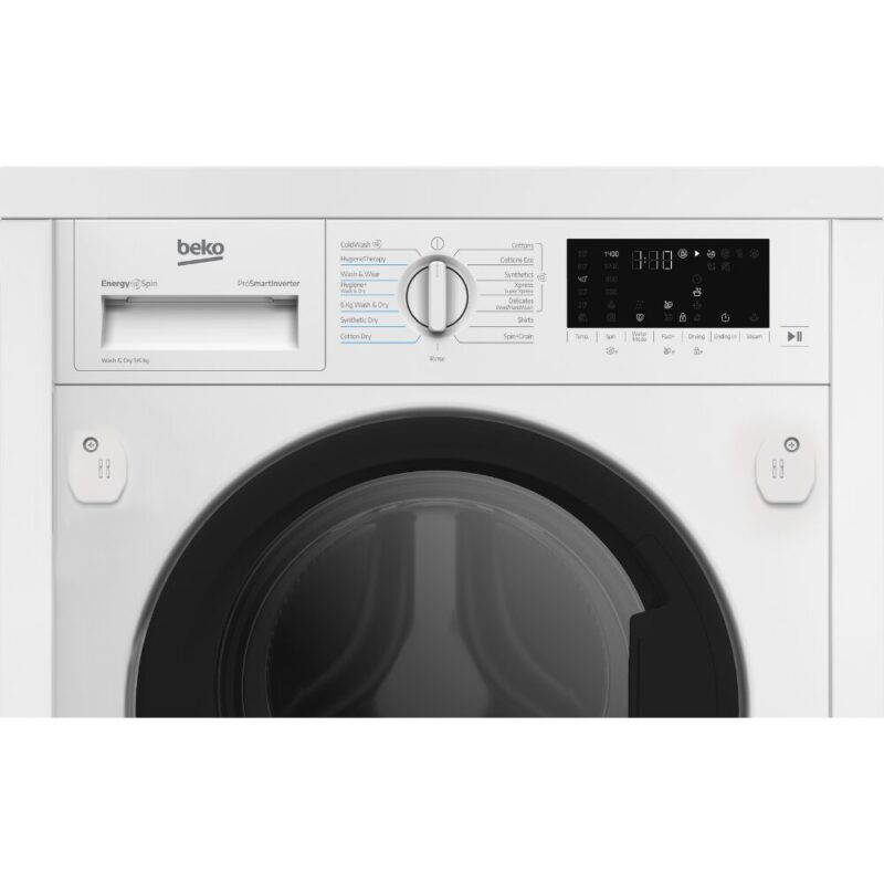 Beko 9/6kg Integrated Washer Dryer – HITV8736B0HTN