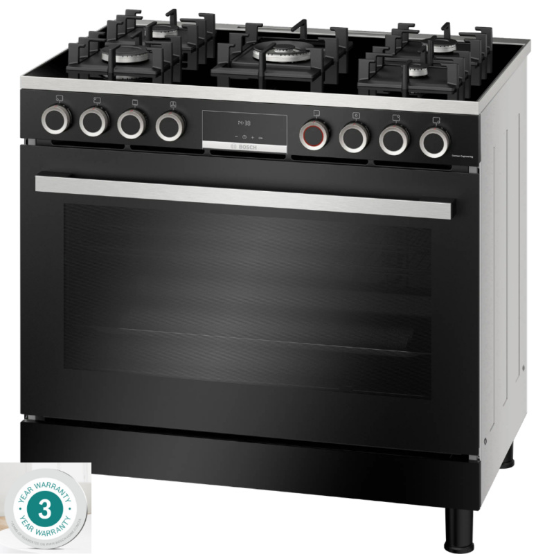 Bosch 90cm Full Gas Cooker - HJYGGXV60Z